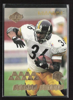 1998 Collector's Edge Supreme Season Review #141 Jerome Bettis Gold Ingot - Image 1 of 2
