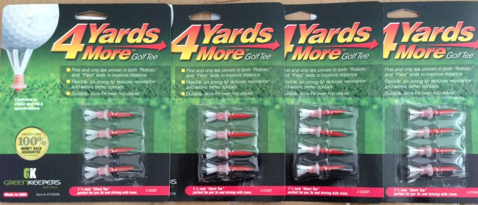 Pro Active ProActive Sport DLT204 1 3/4 4 Yards More Golf Tee