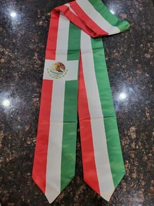Graduation Sash / Stole - MEXICO Flag - Picture 1 of 1