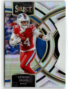 Troquelados Stefon Diggs 2023 Panini Select #187 Silver Prizms - Imagen 1 de 2