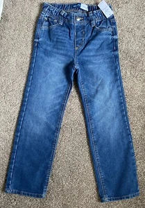 NWT Girl’s Old Navy Straight Jeans. Elastic Cinch Waist. Size 5T - Picture 1 of 5