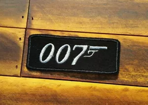 James Bond 007 Aufnäher Bügelbild James Bond 007 Applikation bestickt - Bild 1 von 5