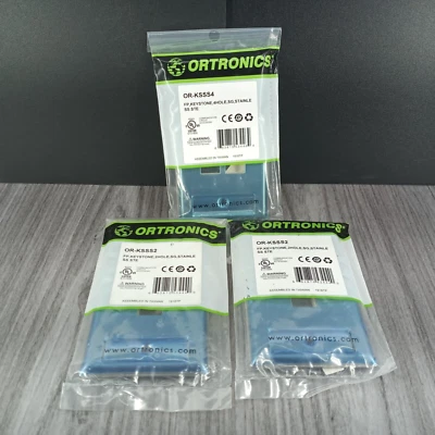Ortronics FP Keystone Face Plates Lot - Image 1 of 4