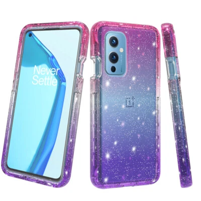 For OnePlus 9 9 Pro 1+9 Glitter Full Body Phone Case Shockproof Hybrid Cover - Image 1 of 3