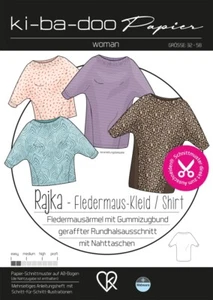 Schnittmuster Kibadoo Rajka Fledermaus-Kleid-Shirt Größe 32 - 58 - Bild 1 von 12