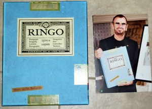 RINGO STARR SIGNED LIMITED EDITION COFFEE TABLE BOOK "PHOTOGRAPH" - Picture 1 of 9