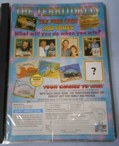 #T327.  1983 - 2000  FORTY TWO(42) NORTHERN TERRITORY  LOTTERY  PROMO SHEETS - Picture 1 of 12