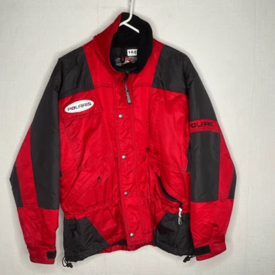 Vintage Pure Polaris Snowmobile Jacket Men's Medium Red Black - Image 1 of 4