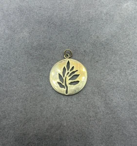Medaglione firma albero della vita Julie Sandlau argento sterling placcato oro - Foto 1 di 7