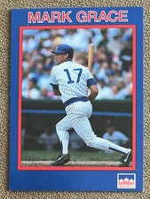 Mark Grace 1990 Starline Long John Silver's #40 Chicago Cubs MLB Baseball 