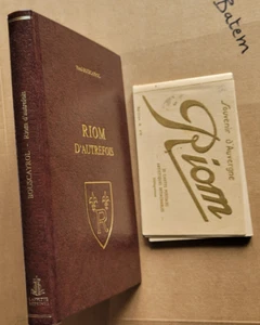 Riom d'autrefois René BOUSCAYROL éd Laffitte Reprints 1980 + CP anciennes - Imagen 1 de 8