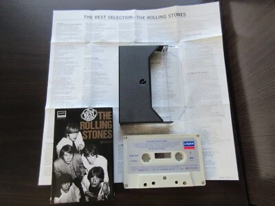 Rolling Stones Best Selection Japan Cassette Tape in 1989 M35P 1030 Mick Keith - Image 1 of 4