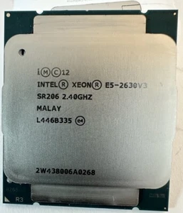 Intel Xeon E5-2630 v3 2.40GHz Socket LGA2011-3 Processor CPU (SR206) - Picture 1 of 2