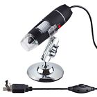 Microscope numérique USB AmScope 50-500X 8-LED avec connecteur multi-USB OTG