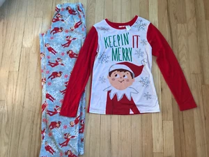 Elf on the shelf pajamas 2 piece Keepin' It Merry Adult Teens Size X Small - Picture 1 of 6