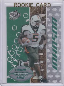 Andre Johnson RC 2003 Prime Time INSERT ROOKIE Football Card MIAMI HURRICANES - Picture 1 of 2