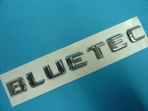 Chrome * BLUETEC * Trunk Emblem Badge For All Mercedes Benz Clean Diesel Models - Picture 1 of 3