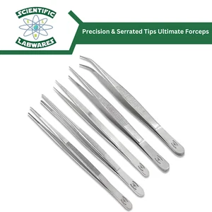 Scientific Labwares Precisión y Puntas Dentadas Ultimate Pinceps Paquete 4.5"-6" - Imagen 1 de 6