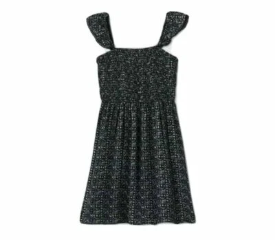 AB) Vestido de Verano para Niñas Art Class Blanco y Negro Sin Mangas S 6/6x Foto 1 de 3