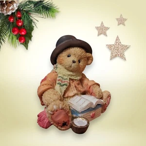 Cherished Teddies Figurine Bear Cratchit 617326 Scrooge Christmas Carol Dickens - Picture 1 of 8