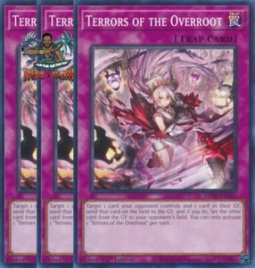 Yugioh! 3x Terrors of the Overroot MP23-EN146 Common 1st Ed NM - Picture 1 of 1