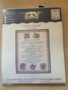 DMC Garden Sampler Le Jardin  Cross Stitch Kit - Picture 1 of 1