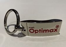 Rare Vintage Shell Optimax Key Ring Racing Formula 1 Key Chain Petroleum Ferrari