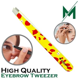 Professionelle Augenbrauenpinzette schräge Spitze | Präzisions-Haarpinzette für Männer & Frauen - Bild 1 von 3