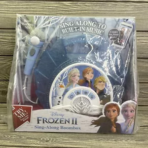Disney Frozen Sing Along Boom Box Speaker with Microphone - Brand New - Picture 1 of 9