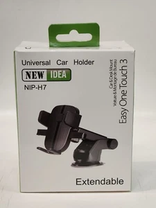 BRAND NEW: UNIVERSAL CAR HOLDER - EXTENDABLE - EASY ONE TOUCH 3 CAR & DESK MOUNT - Picture 1 of 5