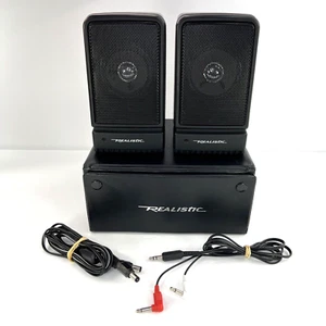 Mini Altavoces Portátiles Radio Shack Realistic Minimus 0.9 40-1323 De Colección PROBADOS - Imagen 1 de 24