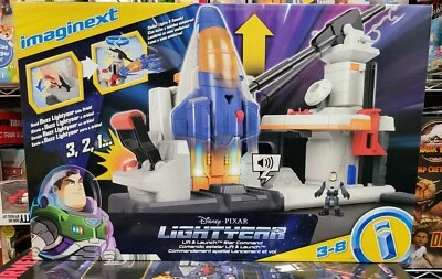 Imaginext Fisher Price Disney Pixar Lightyear Lift & Launch Star Command Juego Foto 1 de 4