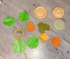 Fisher Price Burger Lettuce Pickle Fries Onion Rings Hamburger Lot Of 12 Fixings