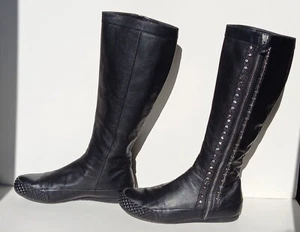 Emporio Armani Knee-high Flat boots for Women Size EU 39/US 8 - Picture 1 of 10