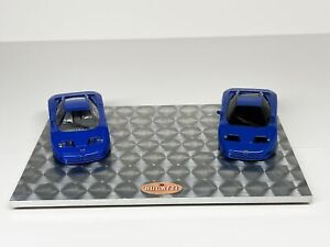 1:43 NOREV Bugatti Doppelset auf Metallplatte // 3 H 473