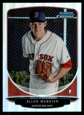 2013 Bowman Chrome Cream of the Crop Mini Refractors Allen Webster Dodgers - Image 1 of 2