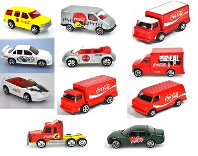 Coca-Cola Coke Modellauto Autos Lieferwagen Laster Truck Corgi Matchbox Ford