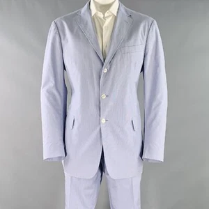 POLO by RALPH LAUREN Size XL Blue White Gingham Cotton Suit - Picture 1 of 15