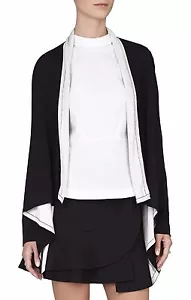 NUEVO BCBG JULIETTE CORONA REVERSIBLE INTARSIA CARDI-WRAP DZB40349/B501A TALLA XS/S - Imagen 1 de 3