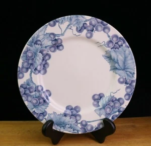 Barratt's Purple Grapes Blue Leaves Dinner Plate England 11 " - Picture 1 of 4