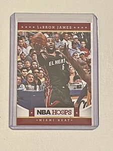 2012-13 NBA Hoops Lebron James Base Card #156 Miami Heat 4 time Champ, GOAT? - Picture 1 of 2