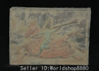 10.8" Ancient Chinese Tang Sancai Pottery Dynasty Palace Ride Horse Screen