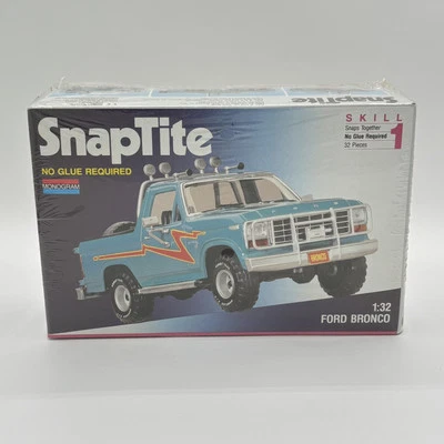 Ford Bronco Off Road Monogram SnapTite 1:32 Model Truck Kit 1077 - NEW SEALED - Image 1 of 3