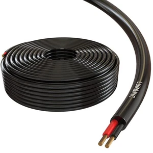 50m Speaker cables Round 2x 4mm² Professional PA HiFi speaker cable Audio round  - Picture 1 of 5