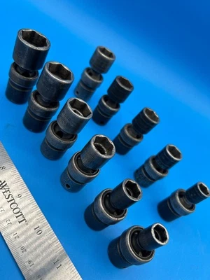Snap on Tools  Swivel Socket Set 3/8” Drive 10mm to 17mm 3/8” to 3/4” T-4-2 - Image 1 of 4