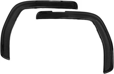 Par Deflectores Ventana Lateral Para Kenworth T680 12–18 Negros Antilluvia Aire - Imagem 1 de 4