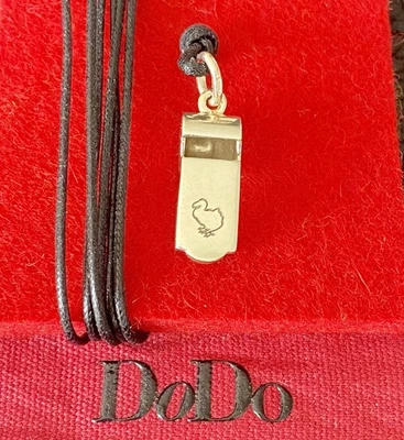 Dodo Pomellato Ciondolo Raro Fischietto Argento Fuori Produzione Unisex Original - Immagine 1 di 4