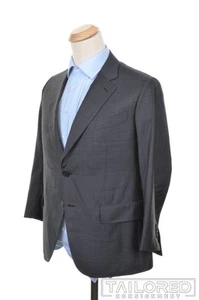ERMENEGILDO ZEGNA COUTURE grau 100% Wolle Jacke Hose ANZUG - MASSGESCHNEIDERT 40 S - Bild 1 von 10