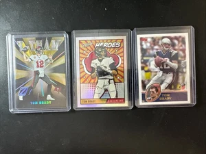 Tom Brady Lote de 3 ➡️ 22 Zenith Z-Team, 21 Prestige Heroes, 24 Topps Composite - Imagen 1 de 4