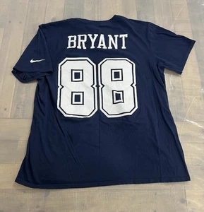 Nike Dallas Cowboys Dez Bryant #88 Tshirt Blue 100% Cotton - Picture 1 of 6